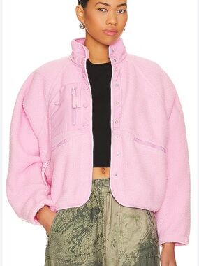 Free People Hit the Slopes fleece jacket - NWOT